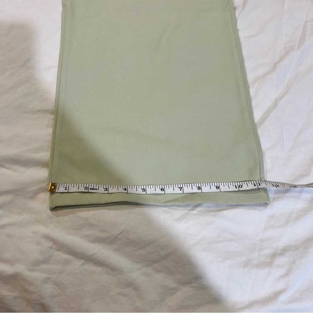 Princess Polly Huxley High Waist Wide Leg Pant size 8 Light Green - Picture 11 of 15